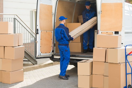 Clapham Man with Van assisting a client with moving