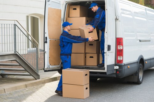 Clapham Man with Van handling large furniture