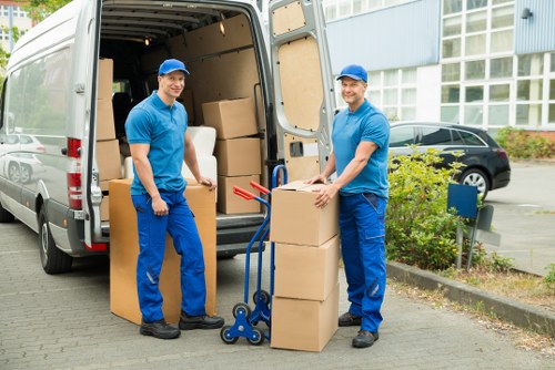 Professional packing supplies used for business relocation